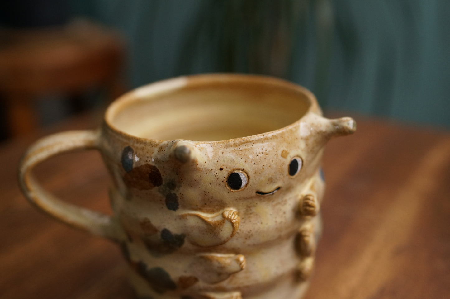 Yellow Caterpillar Mug