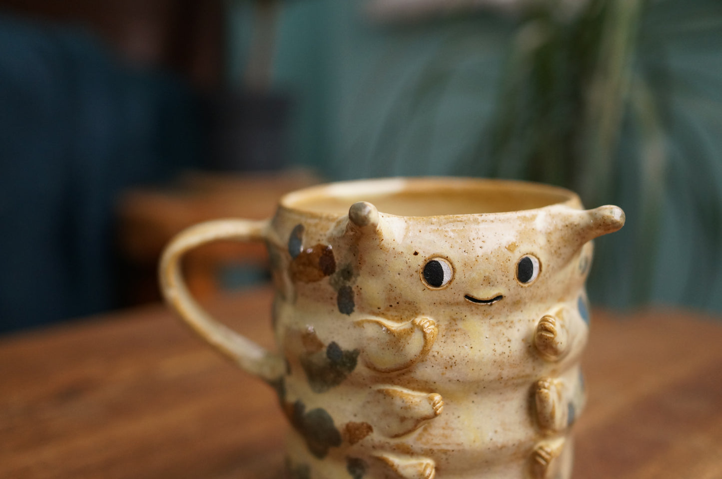 Yellow Caterpillar Mug
