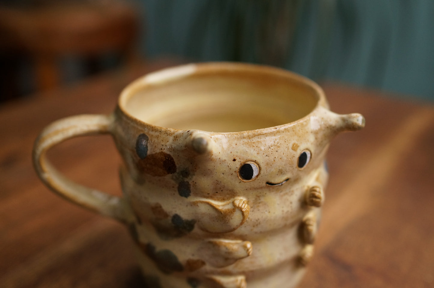 Yellow Caterpillar Mug