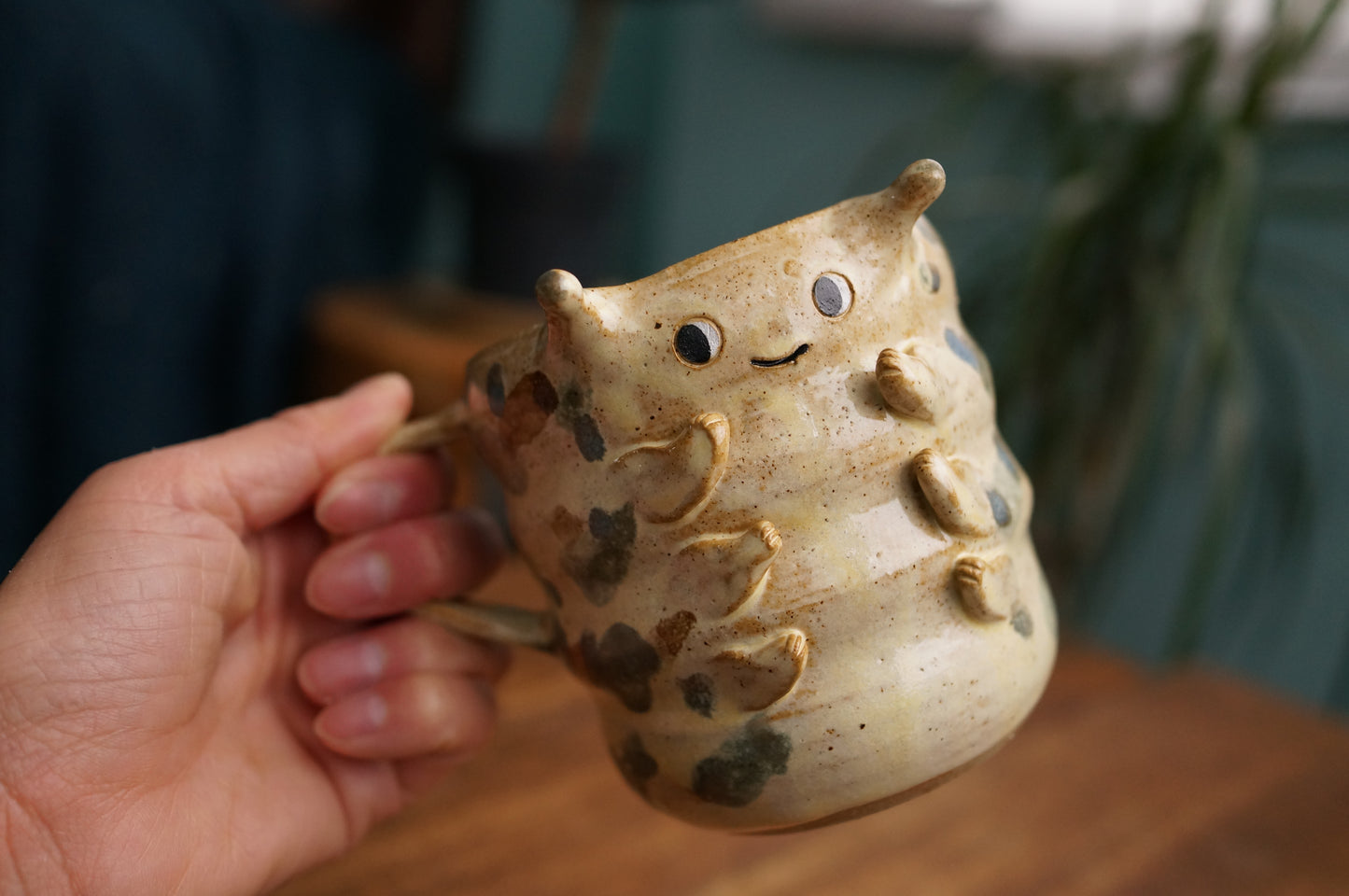 Yellow Caterpillar Mug