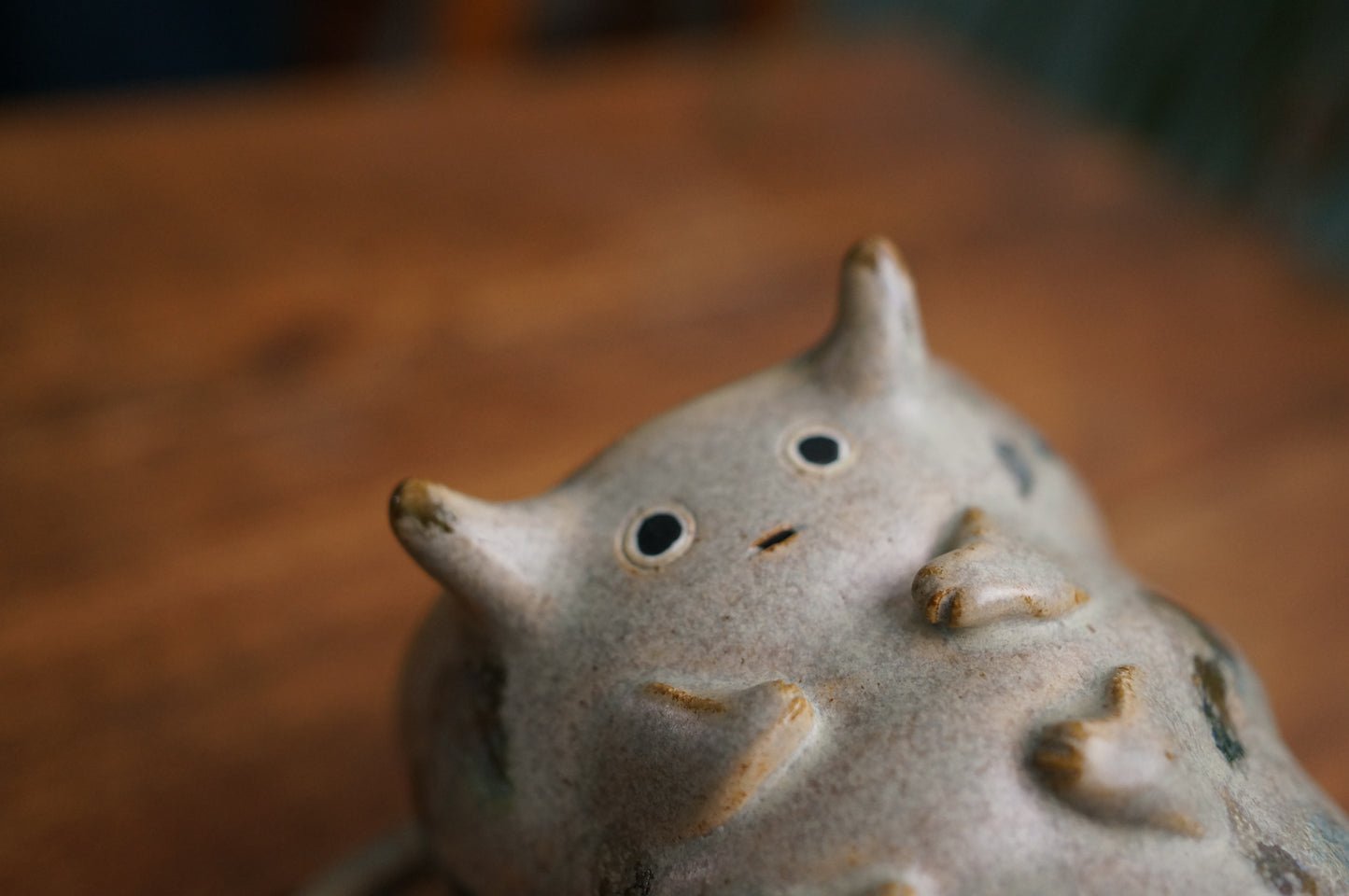 Small Grey Green Caterpillar Mug