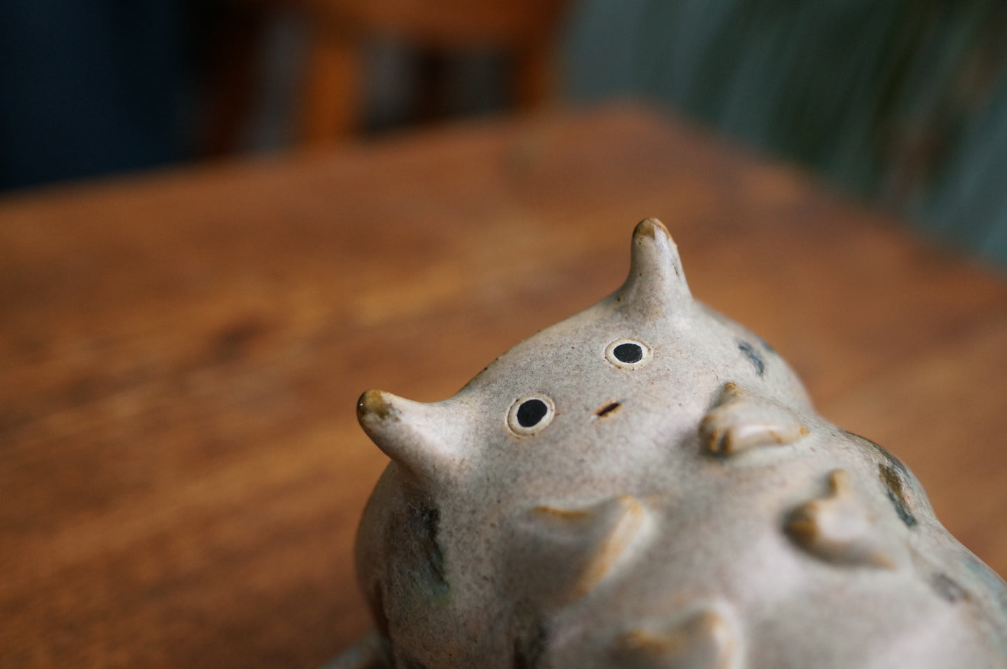 Small Grey Green Caterpillar Mug