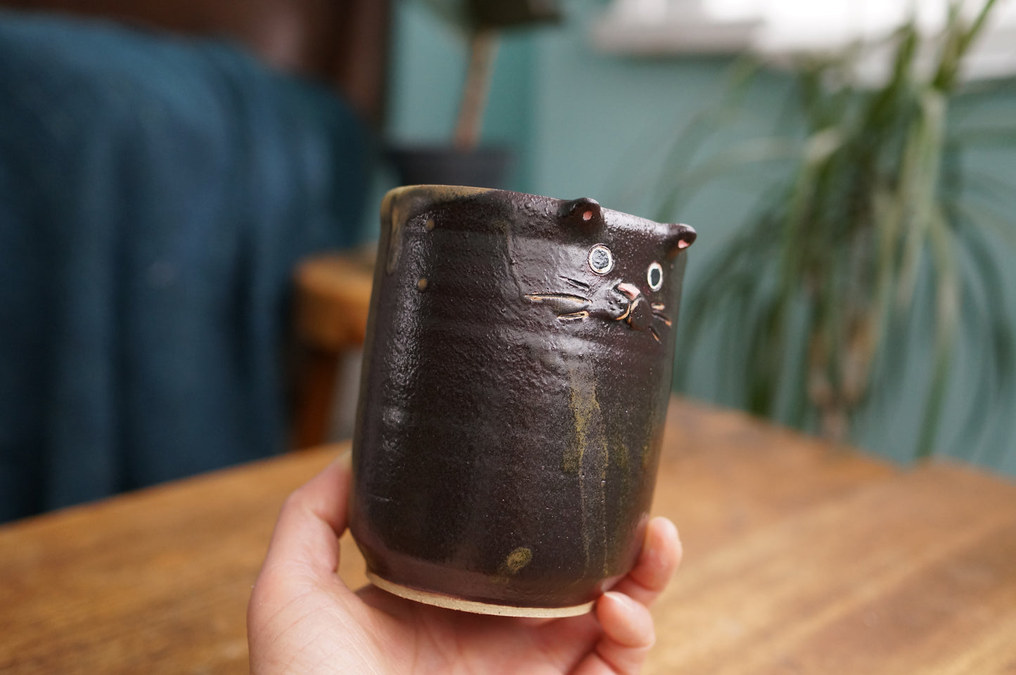 Black and White Cat Cup
