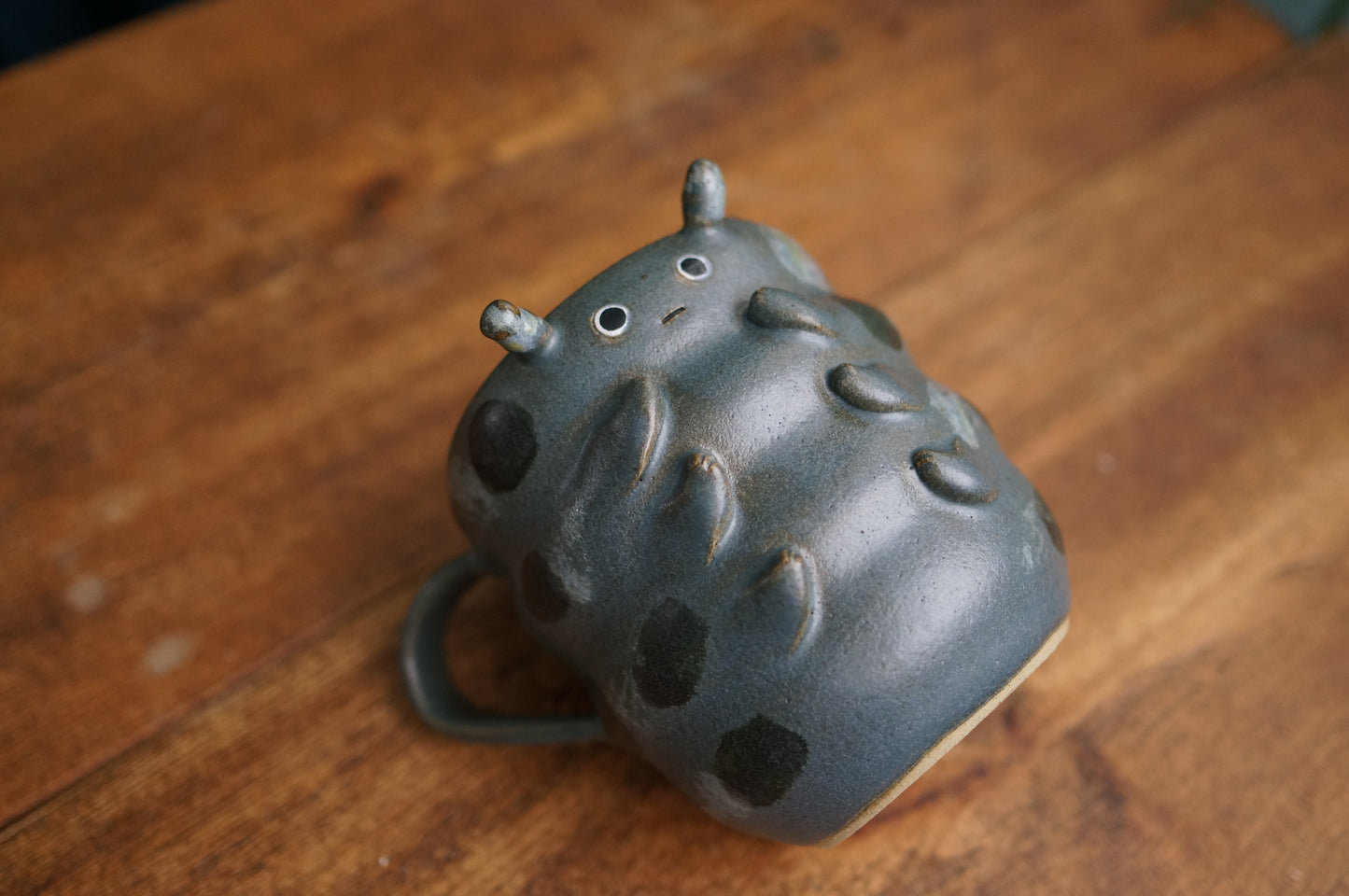 Blue Caterpillar Mug
