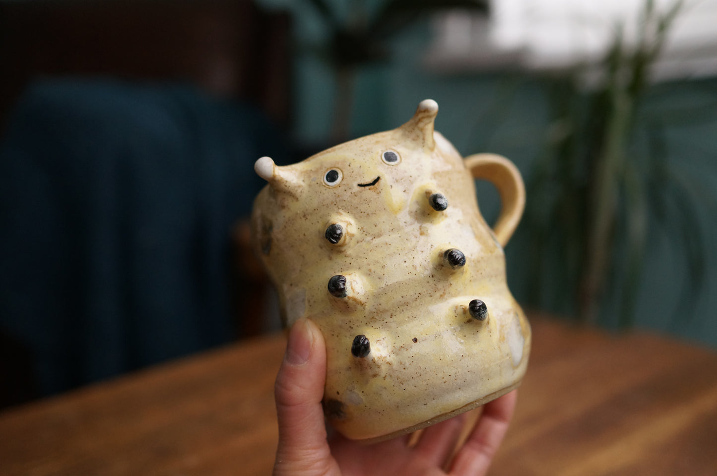 Yellow Caterpillar Mug