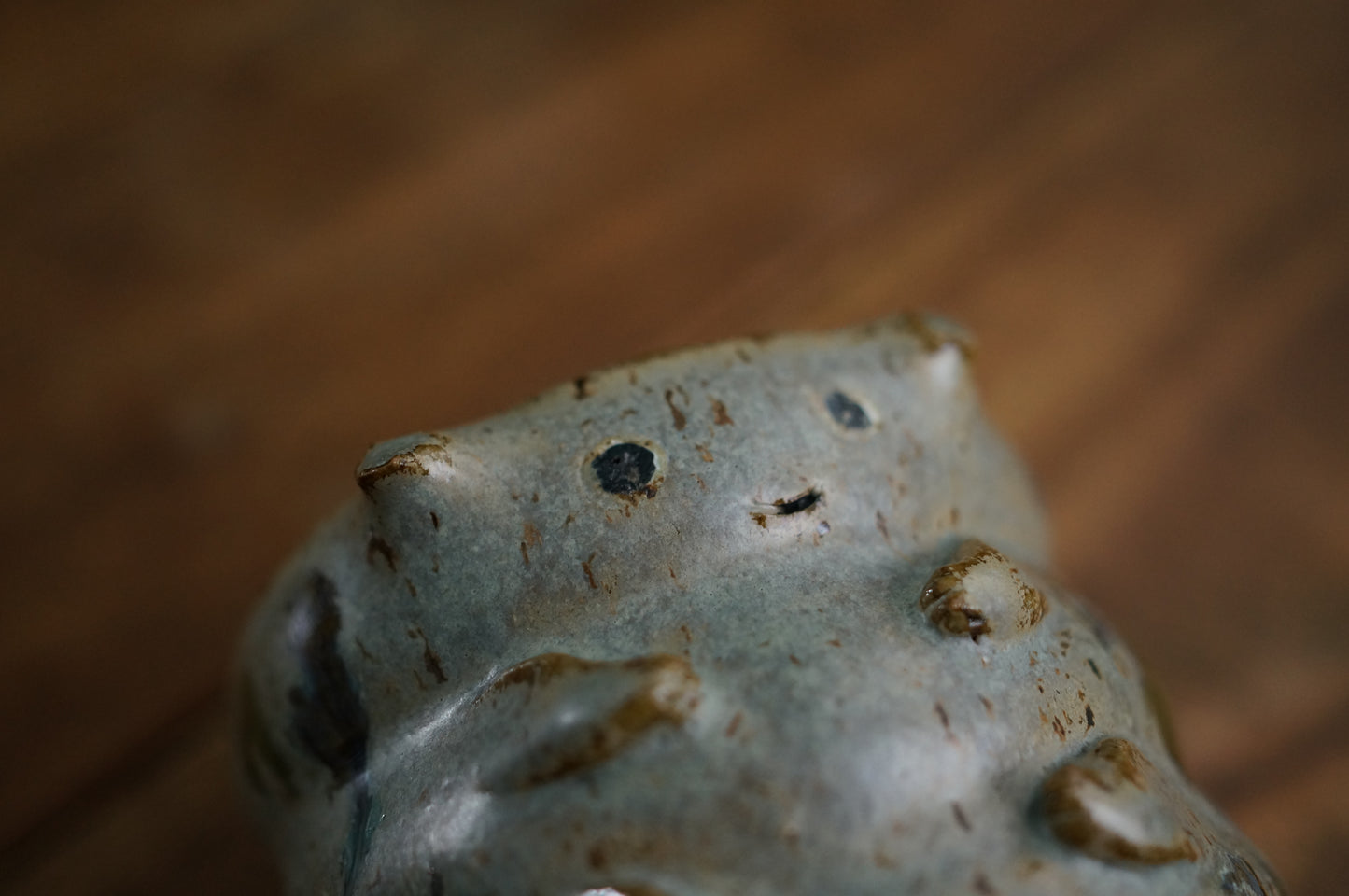 Grey Green Caterpillar Mug