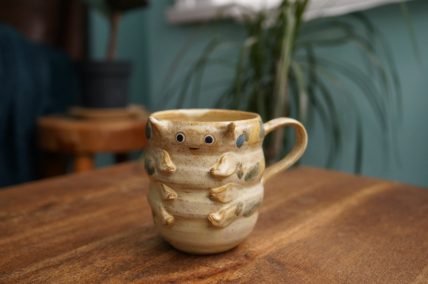 Yellow Caterpillar Mug