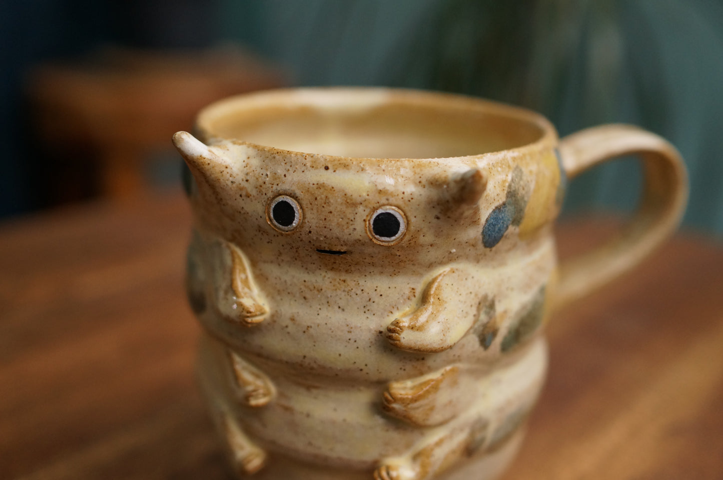 Yellow Caterpillar Mug