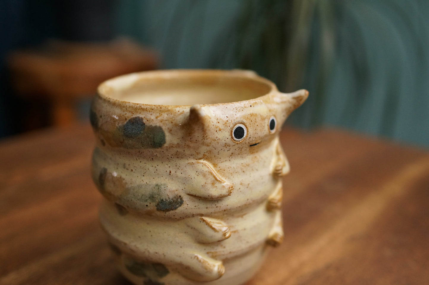 Yellow Caterpillar Mug