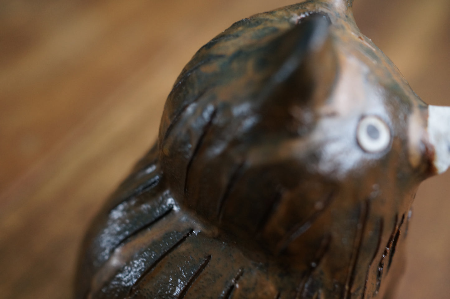 Matt Brown Bear Vase