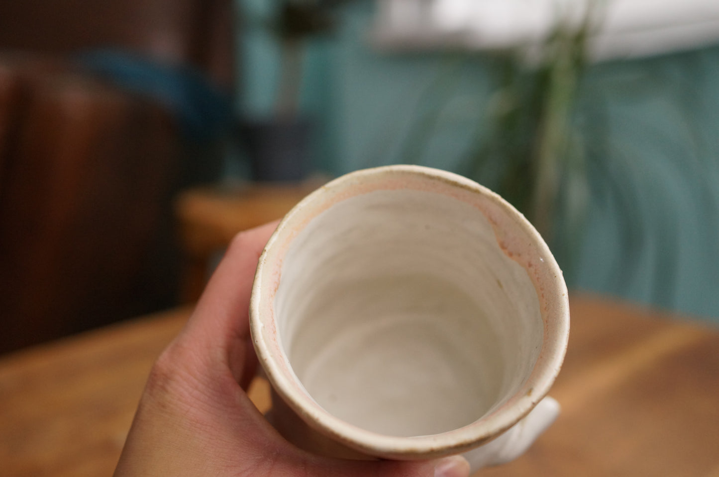 Handbuilt Lying Rabbit Cup