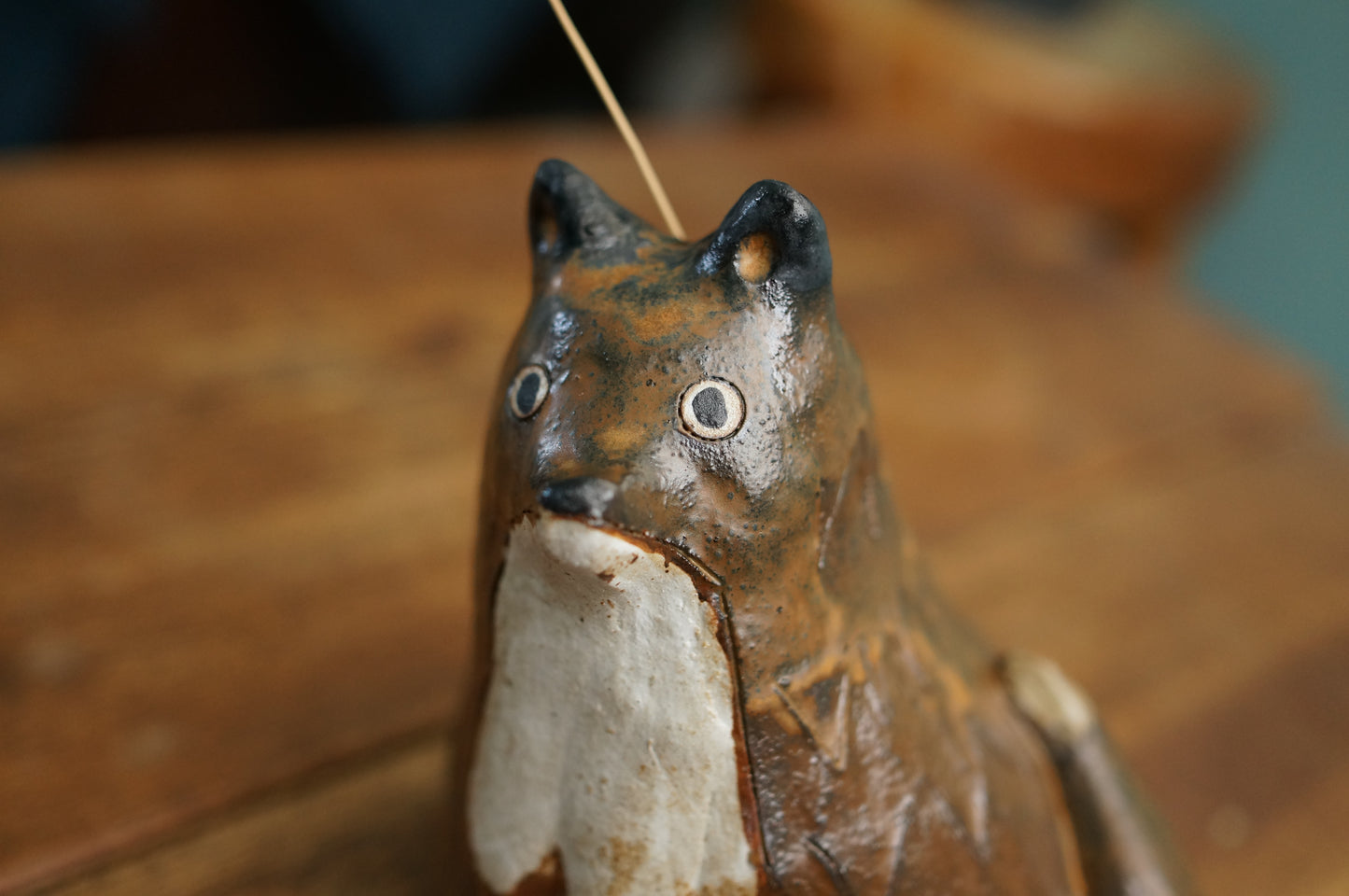 Brown Fox Vase