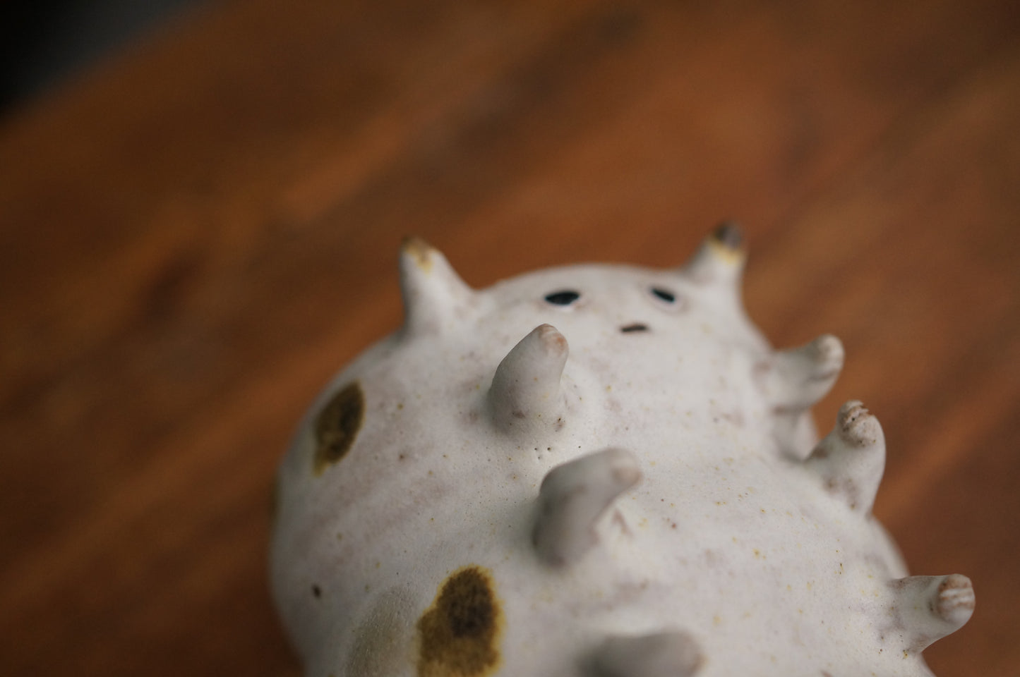 Matt White Caterpillar Mug