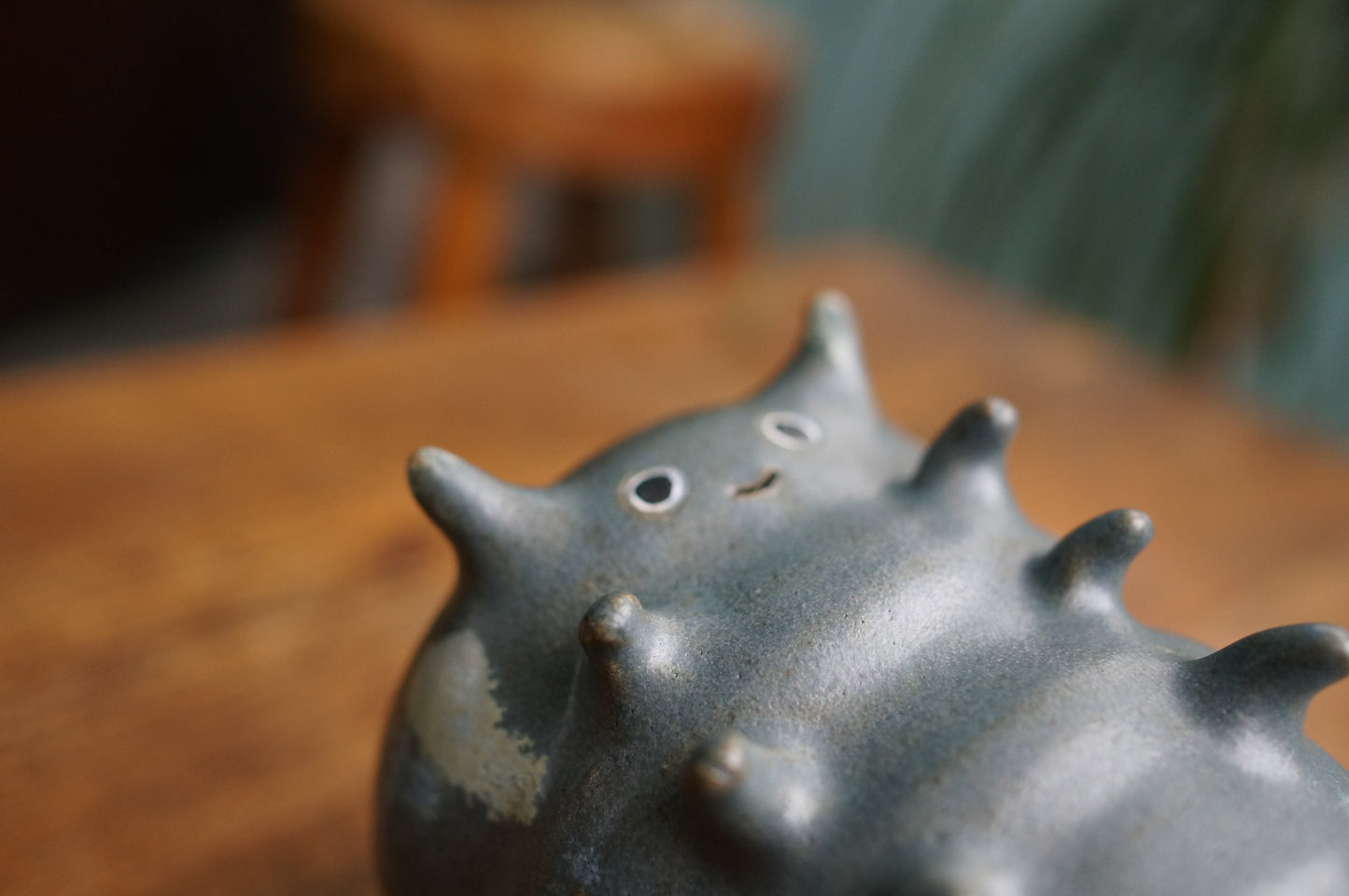 Blue Caterpillar Mug
