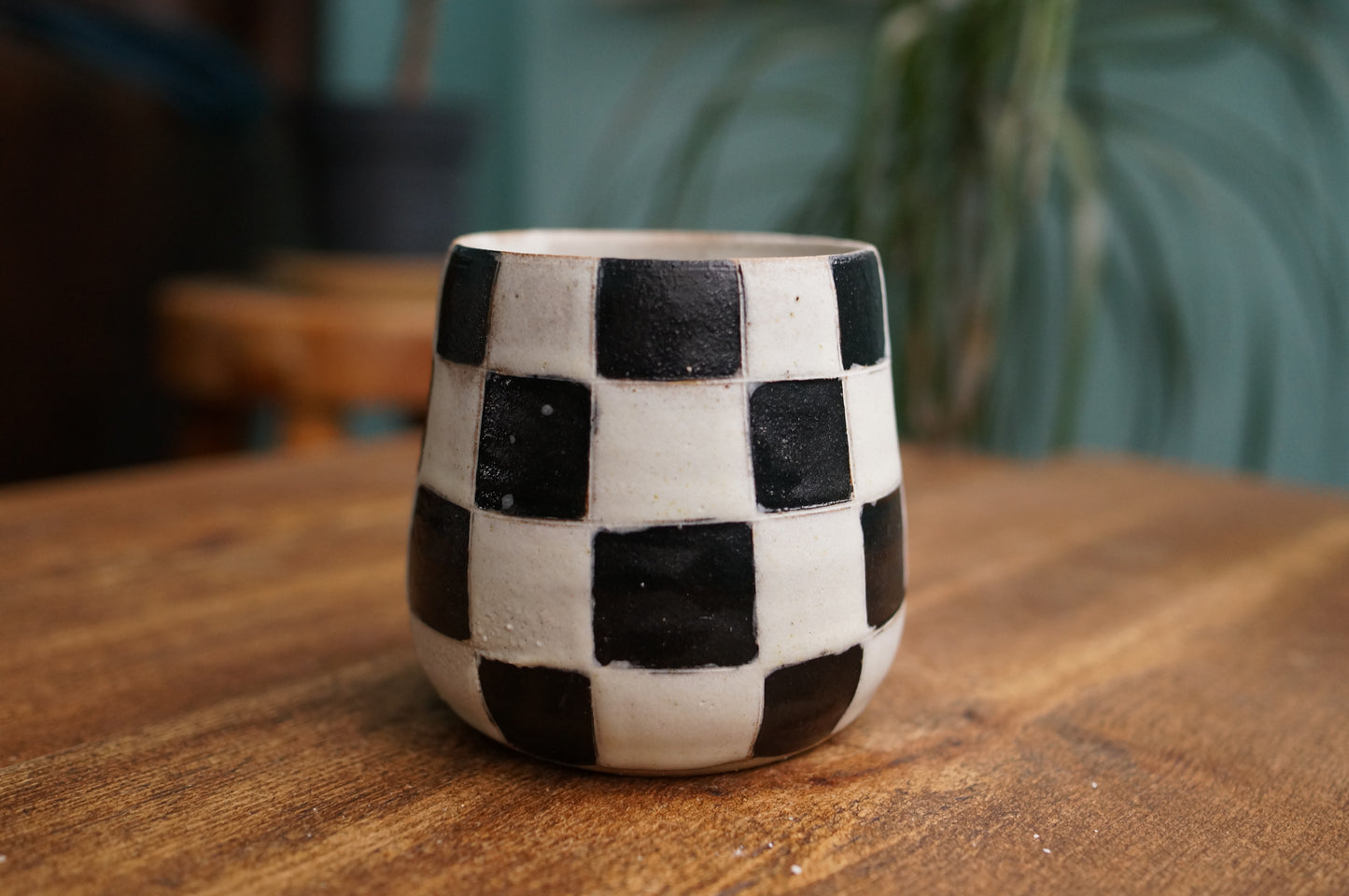 Checked Panda Mug
