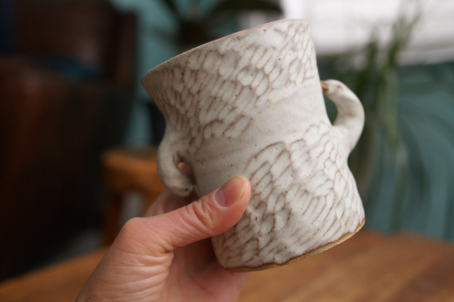 Textured Duck Mug