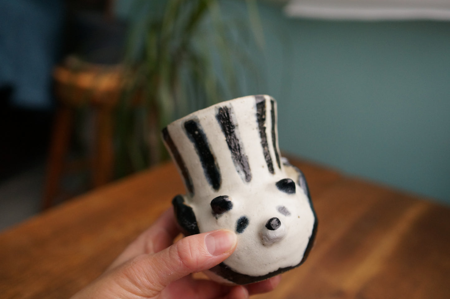 Handbuilt Panda Cup