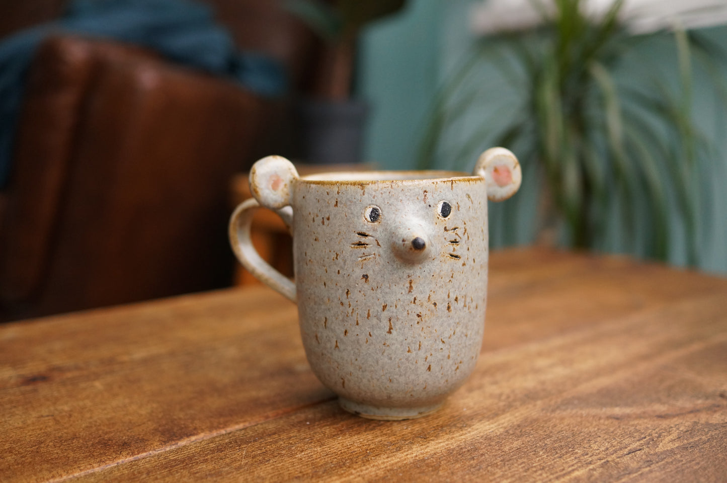 Pink Caterpillar Mug