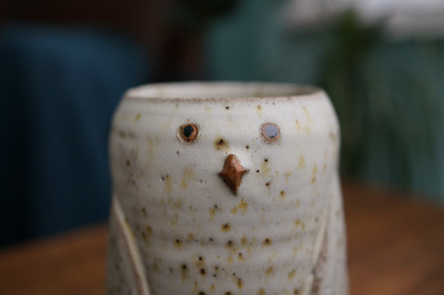 Snowy Owl Vase