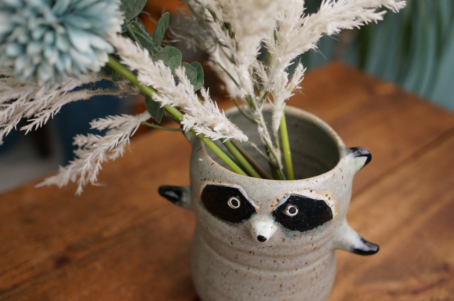 Raccoon Vase