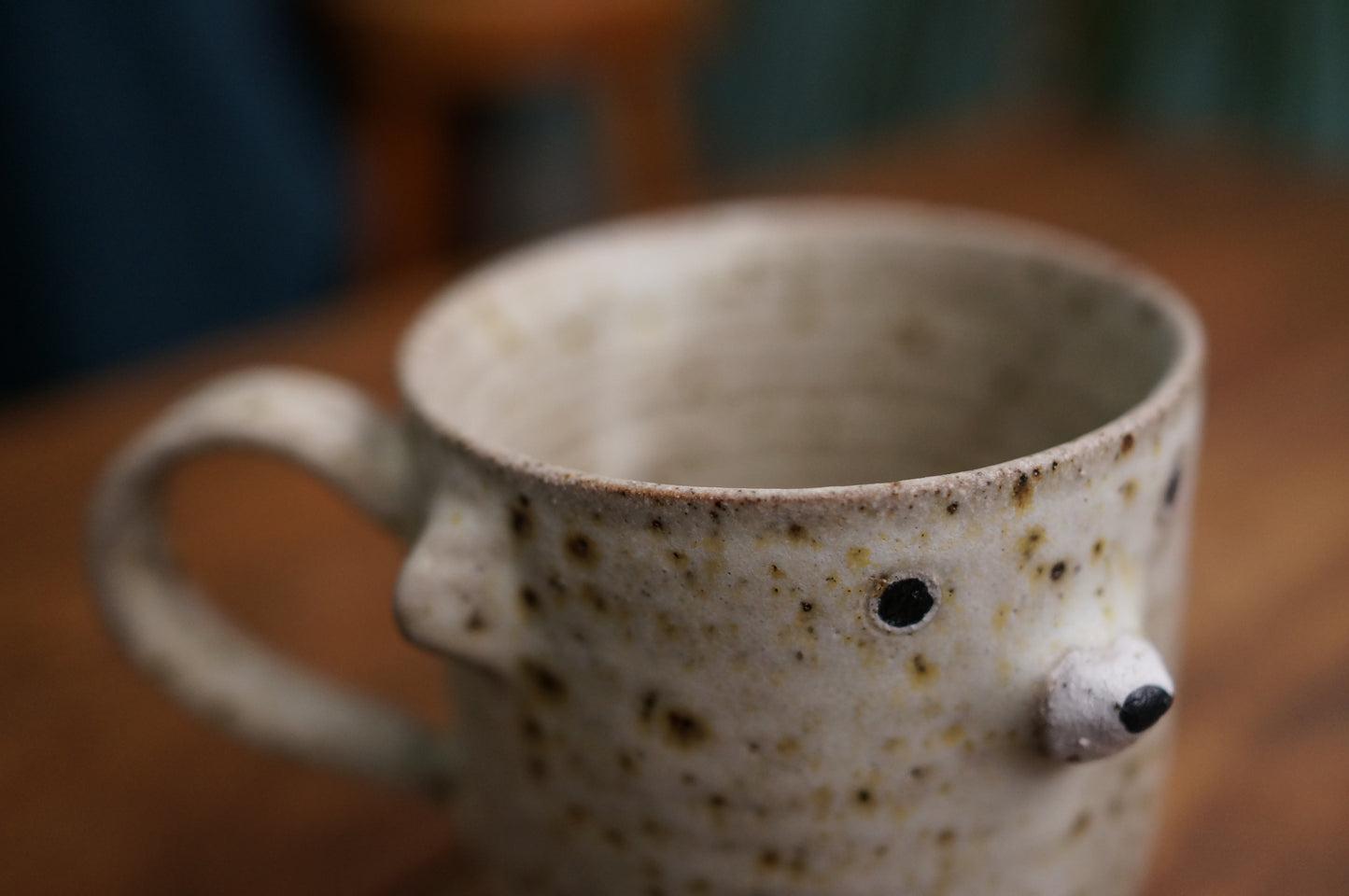 Matte White Bear Mug