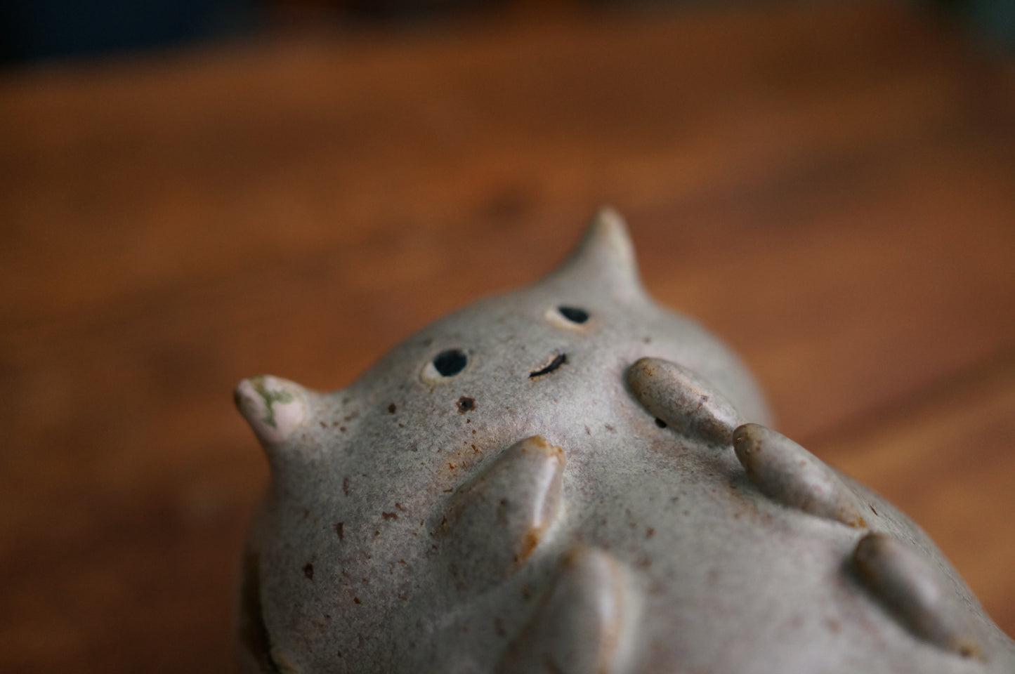 Grey Green Caterpillar Mug