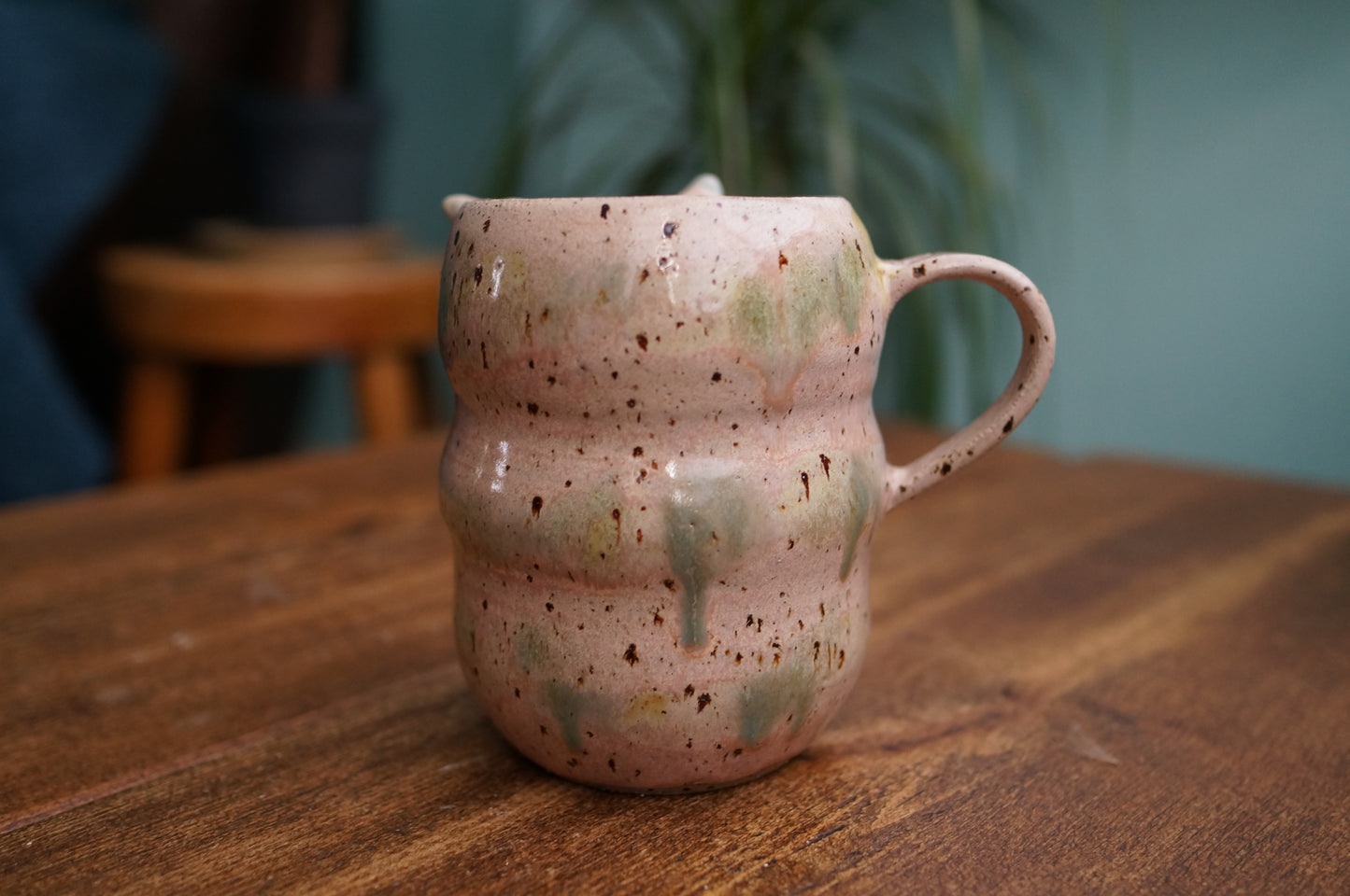 Pink Caterpillar Mug