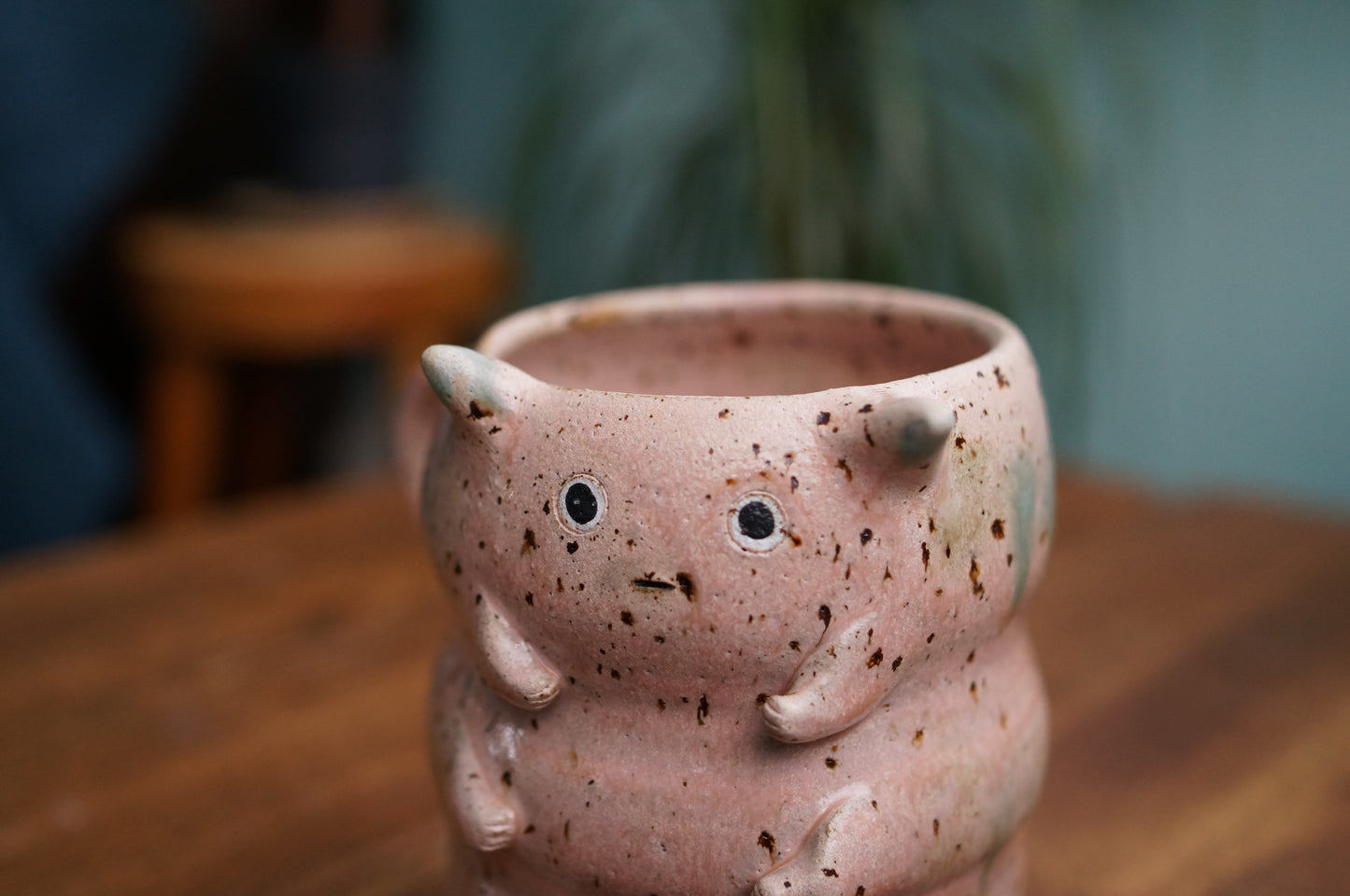 Pink Caterpillar Mug
