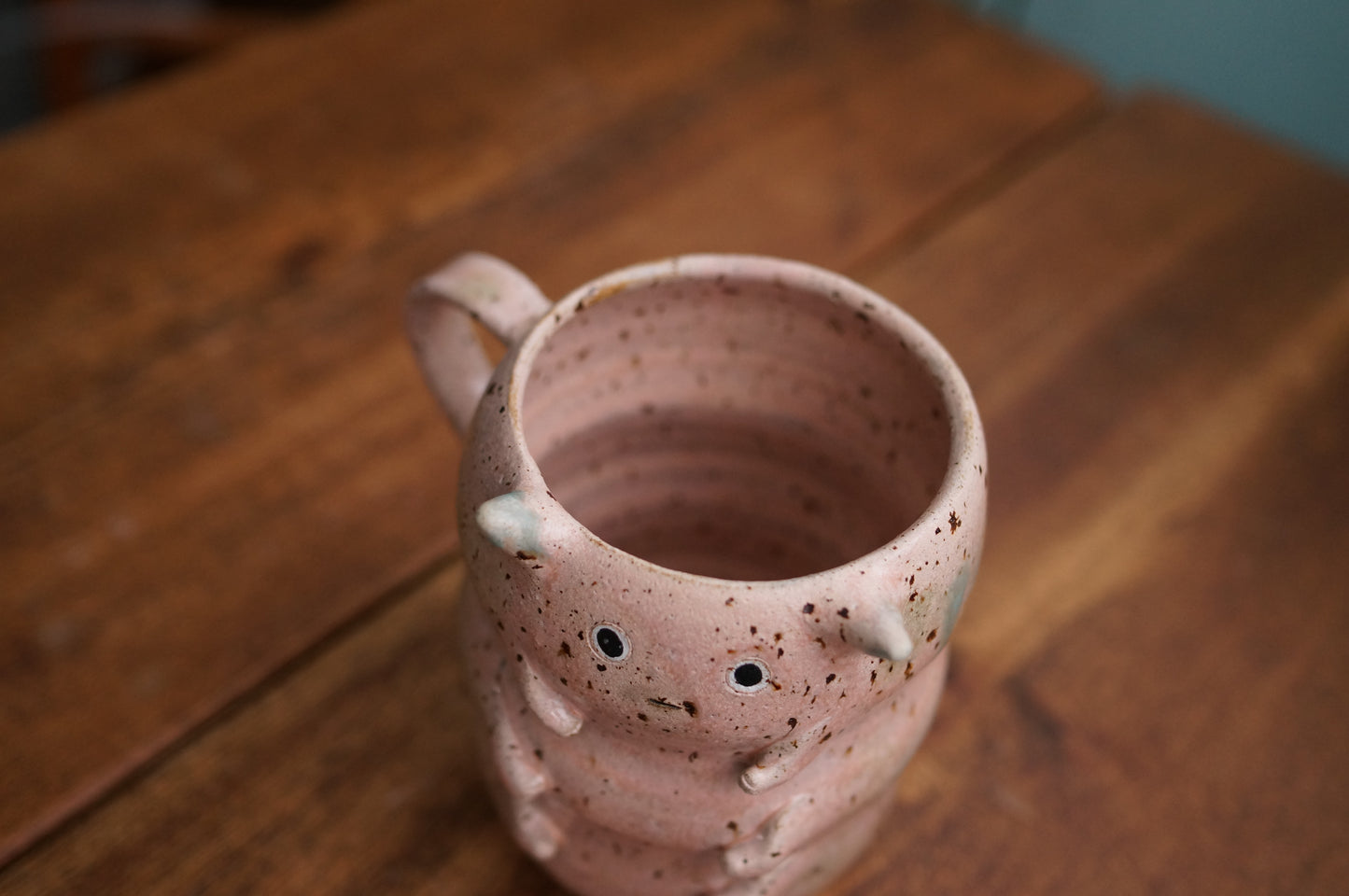 Pink Caterpillar Mug