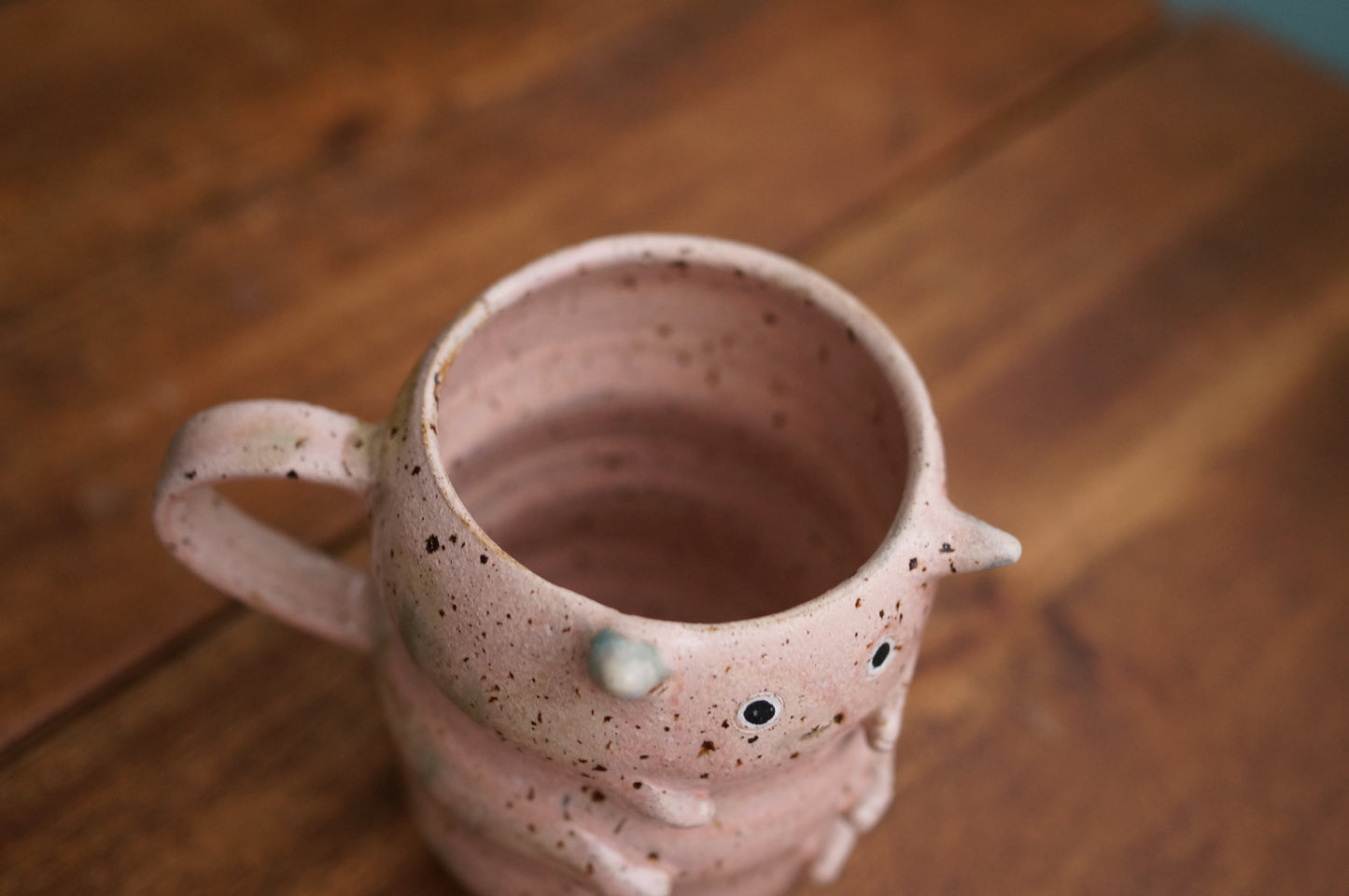 Pink Caterpillar Mug
