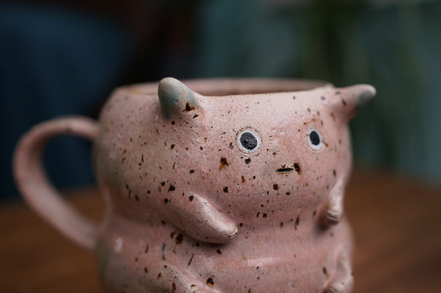 Pink Caterpillar Mug