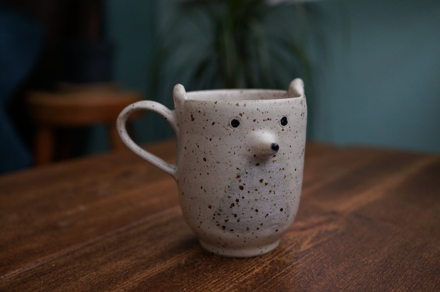 White Fox Mug