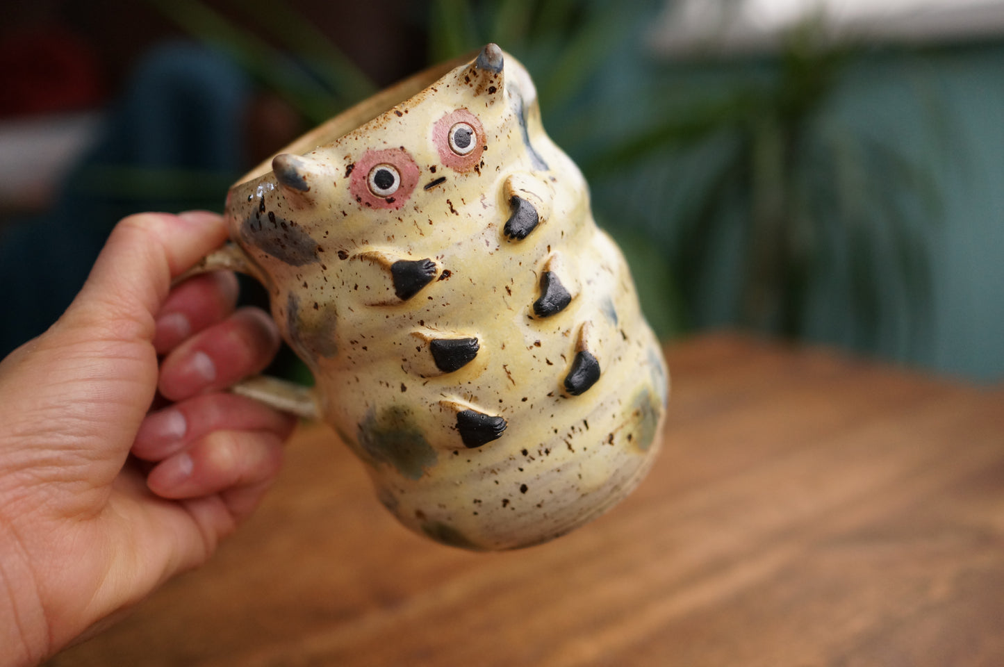 Yellow Caterpillar Mug