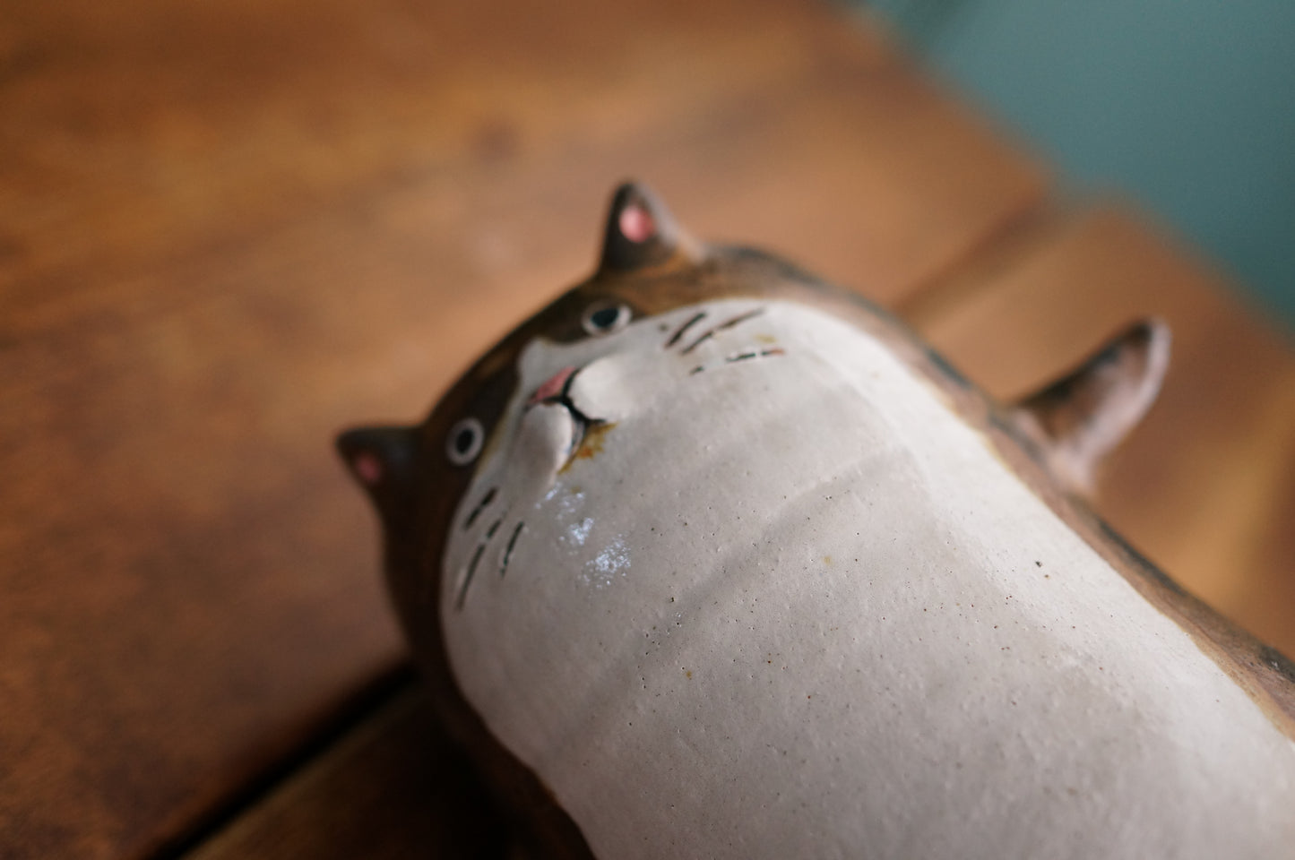 Brown Cat Vase