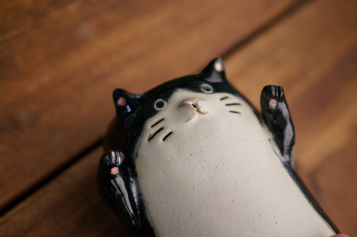 Black Cat Vase