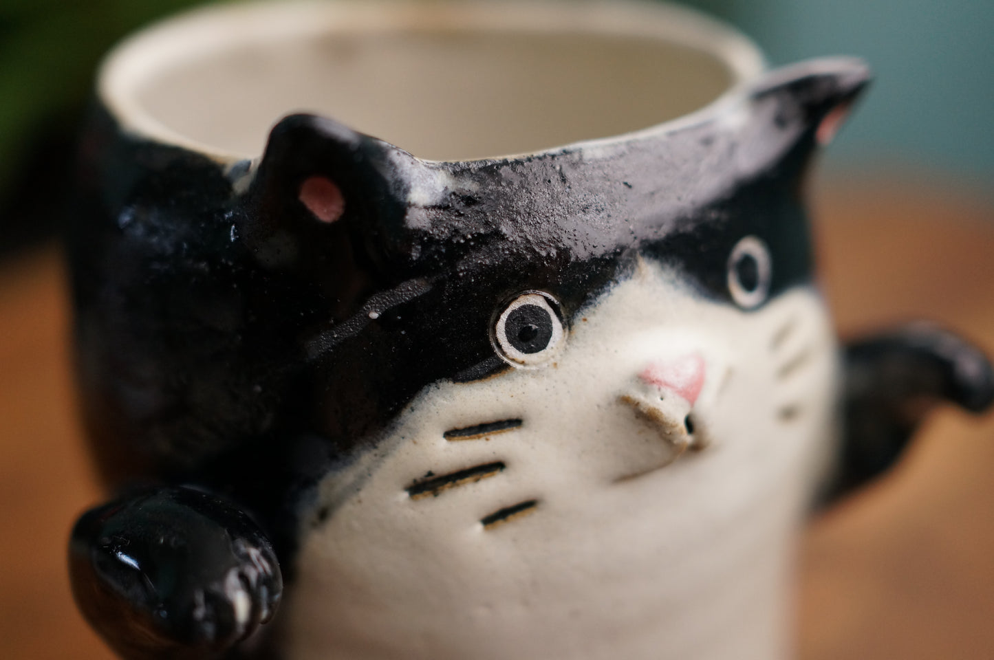 Black Cat Vase
