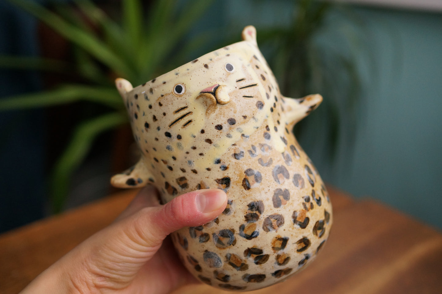 Leopard Vase