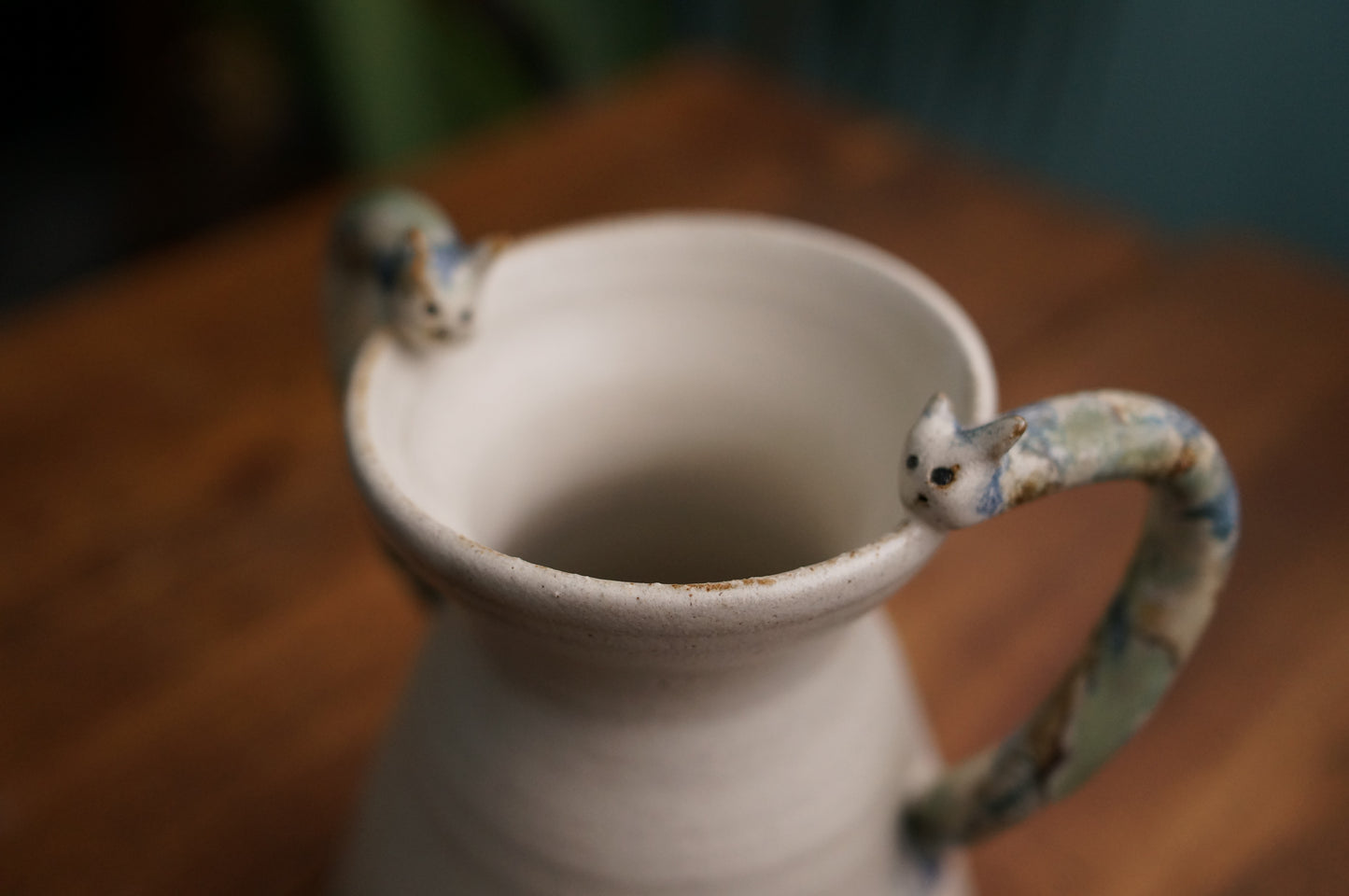 Two Worm Vase