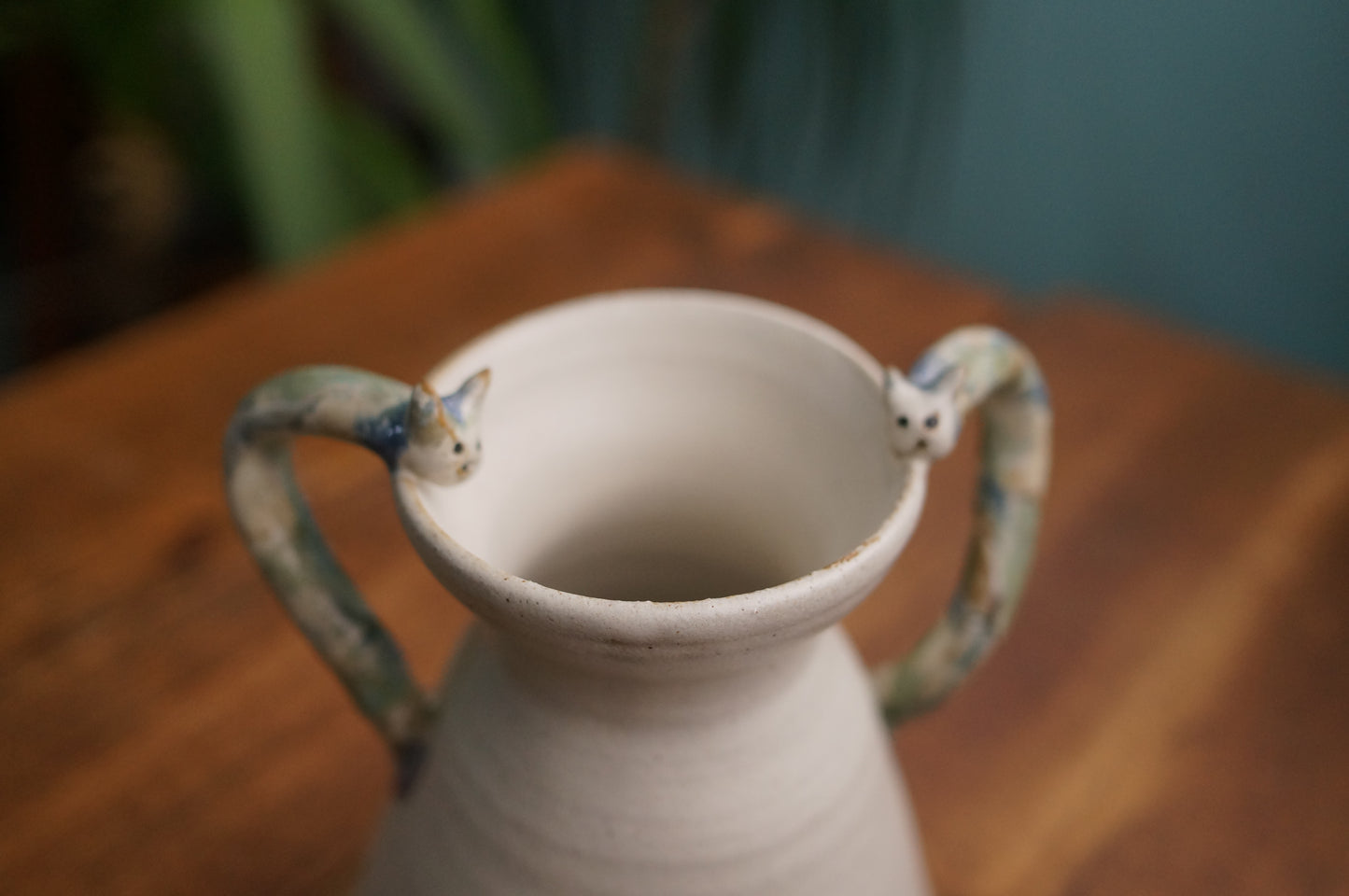Two Worm Vase
