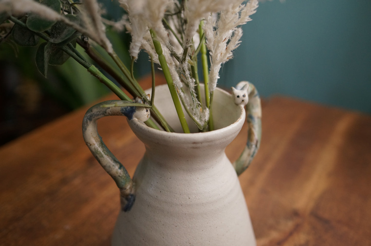 Two Worm Vase