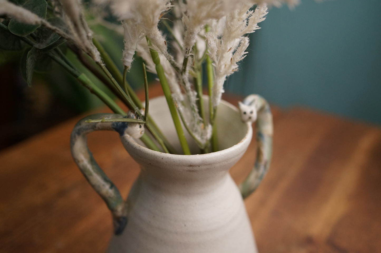 Two Worm Vase