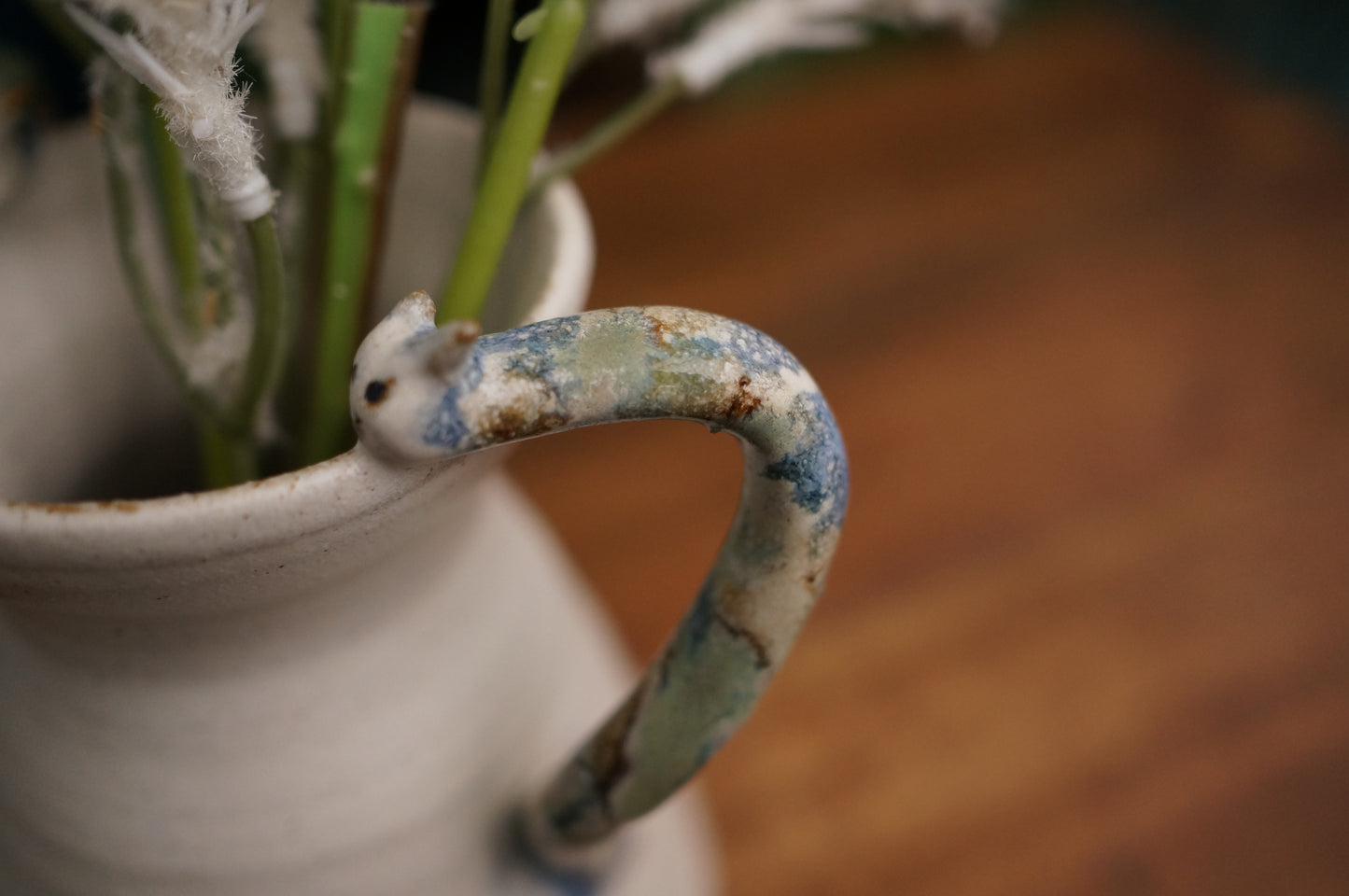 Two Worm Vase