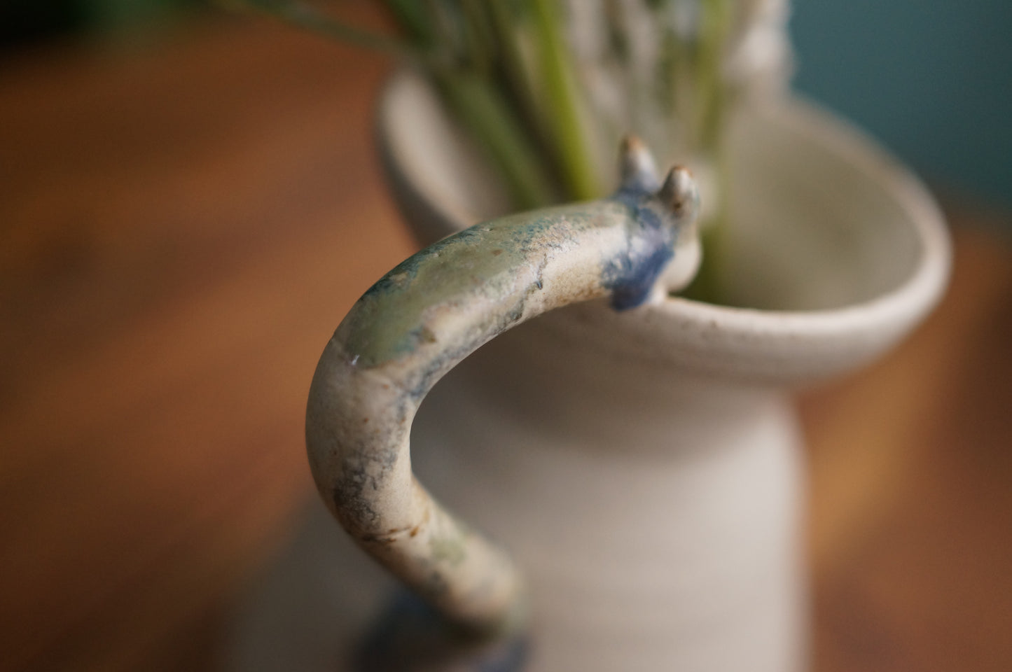 Two Worm Vase