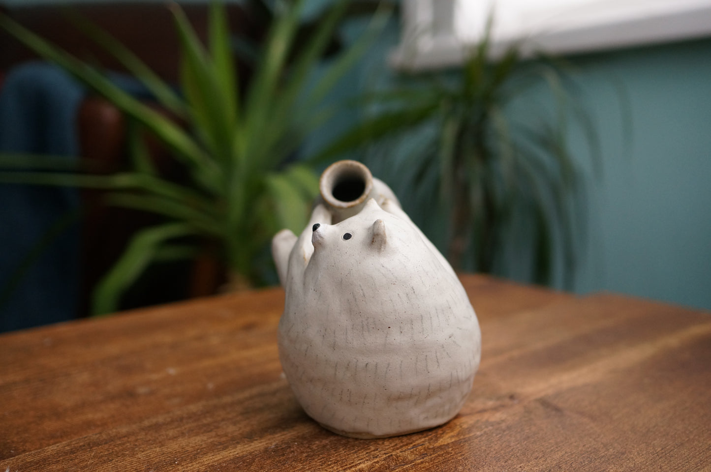 White Bear Vase