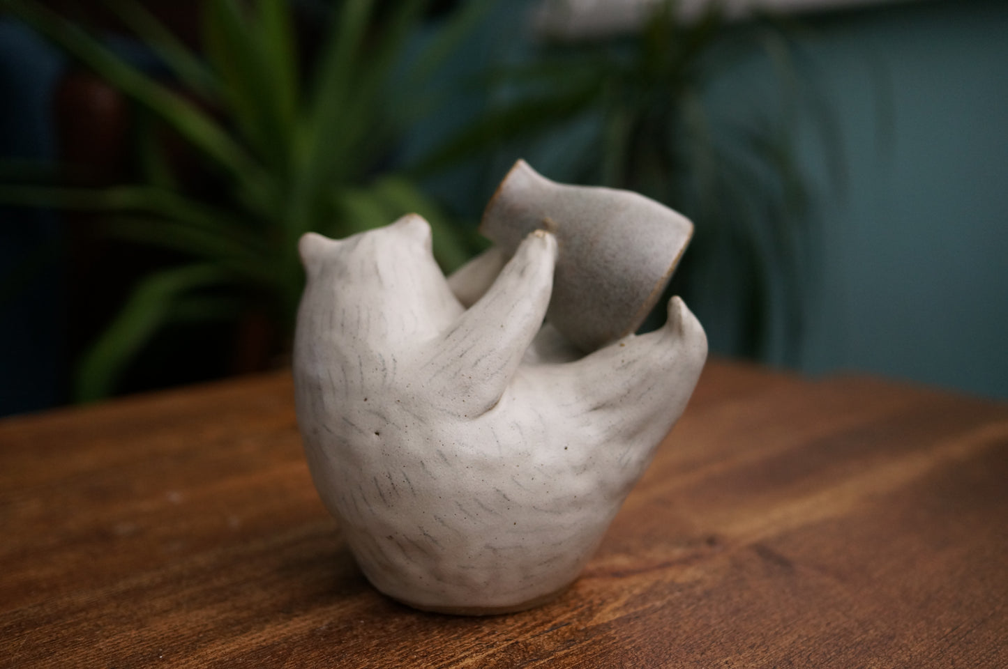 White Bear Vase