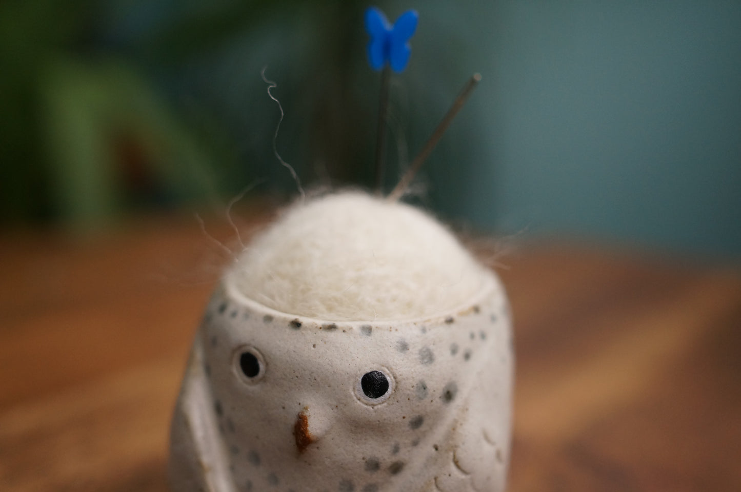 Snowy Owl Pin Cushion