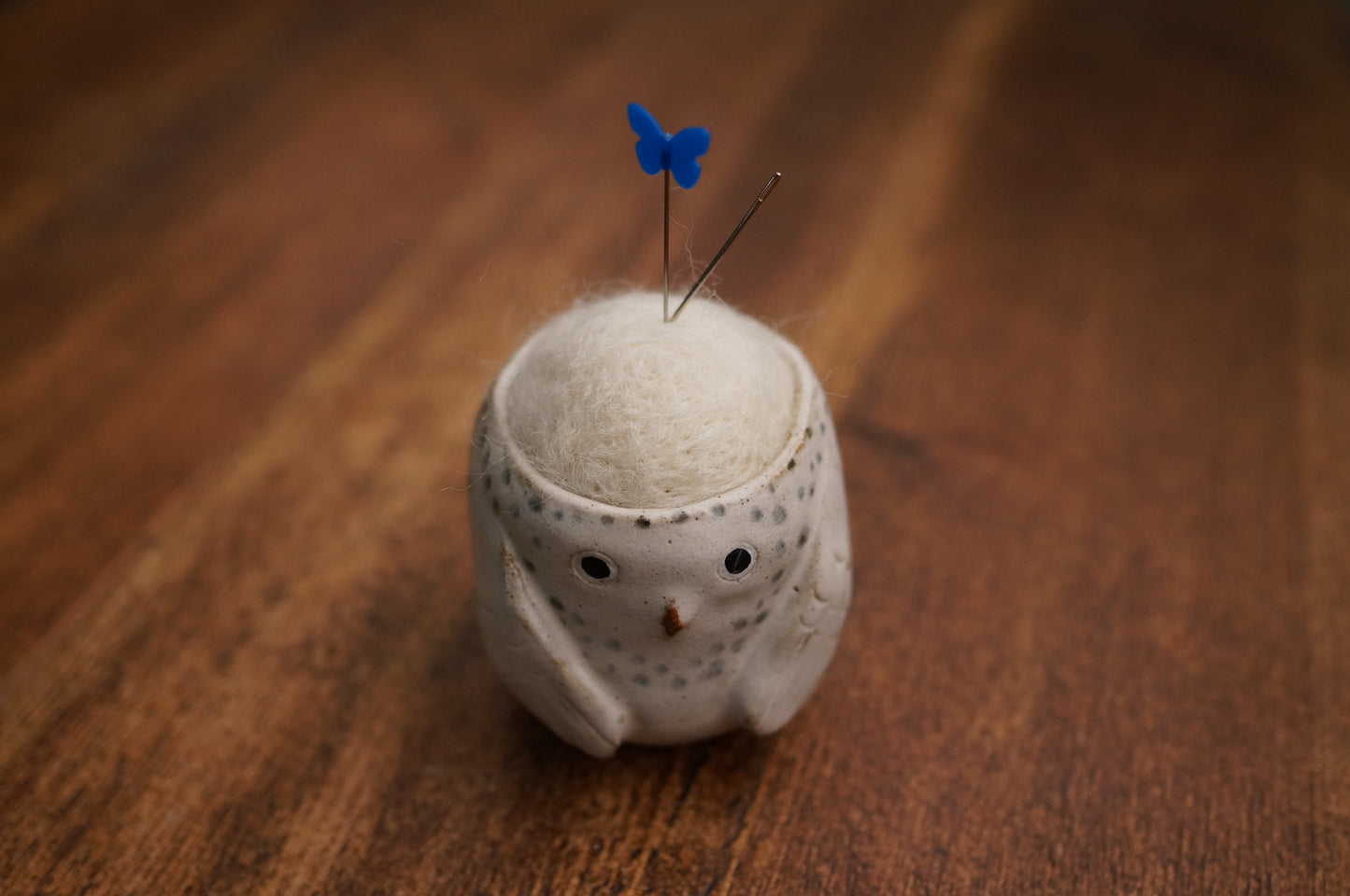 Snowy Owl Pin Cushion