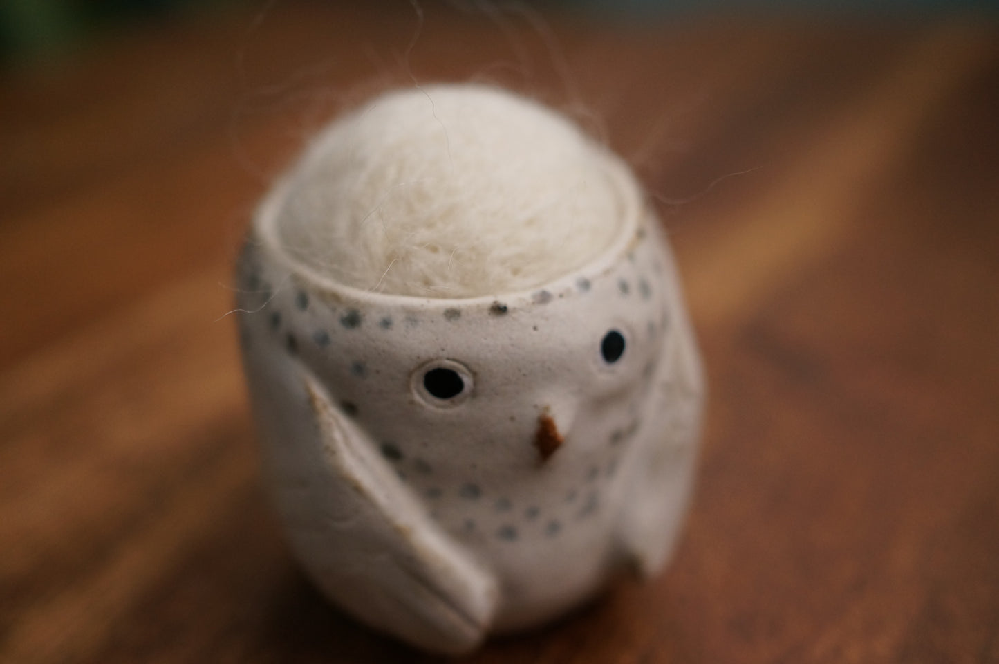 Snowy Owl Pin Cushion