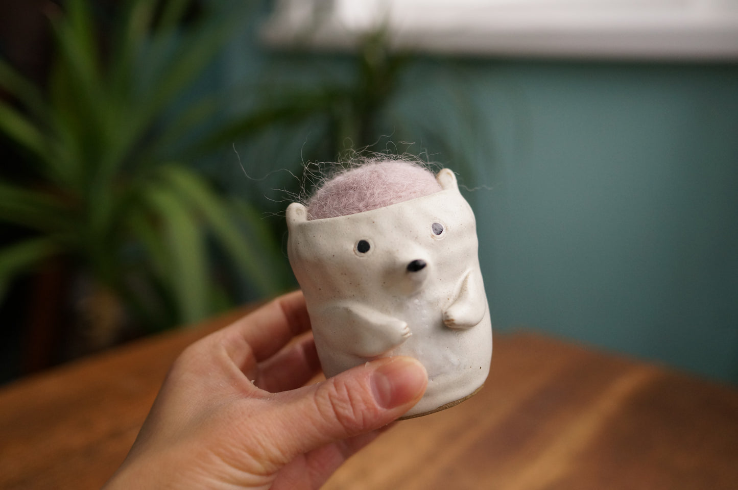 White Fox Pin Cushion