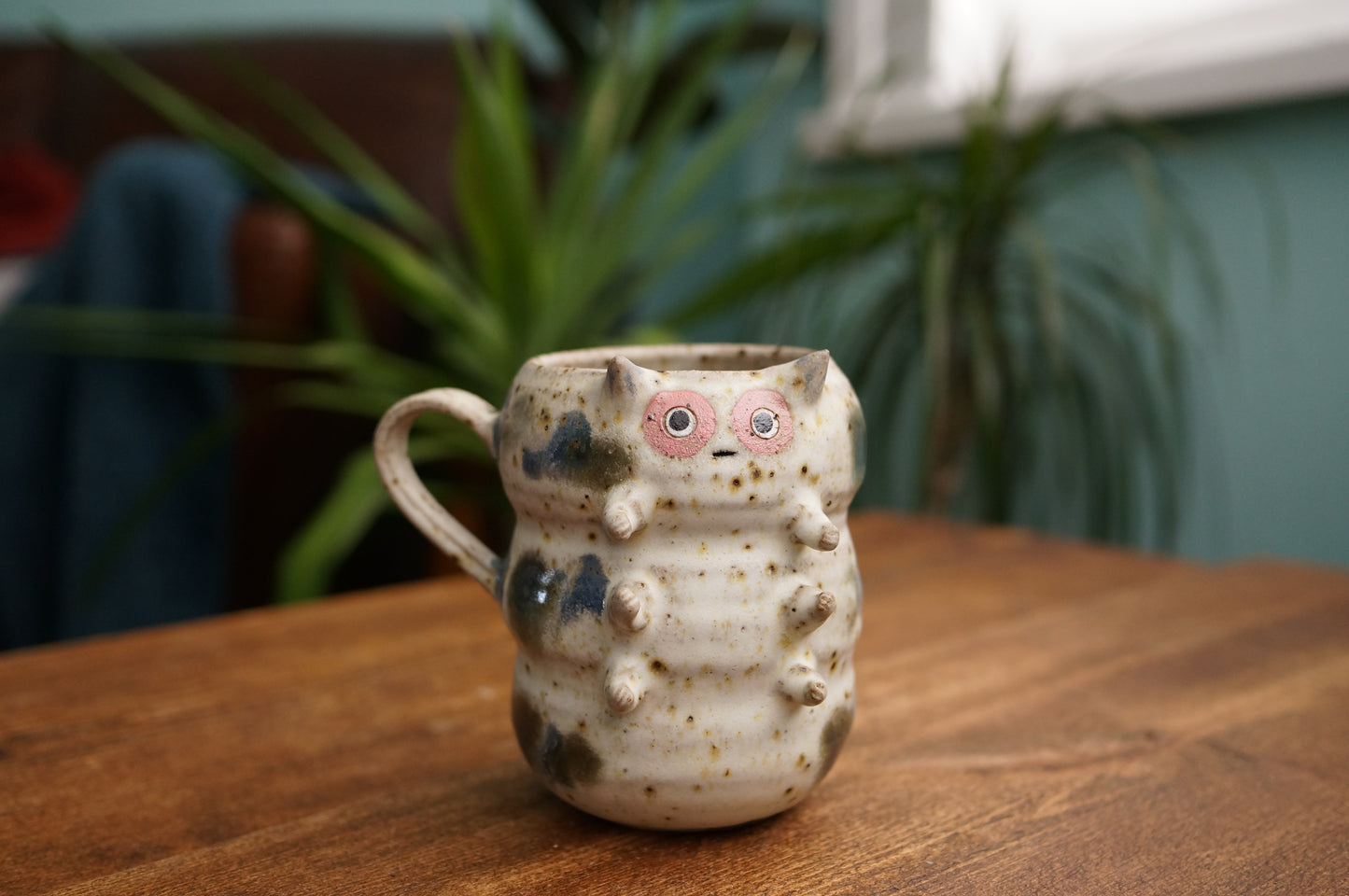 White Caterpillar Mug